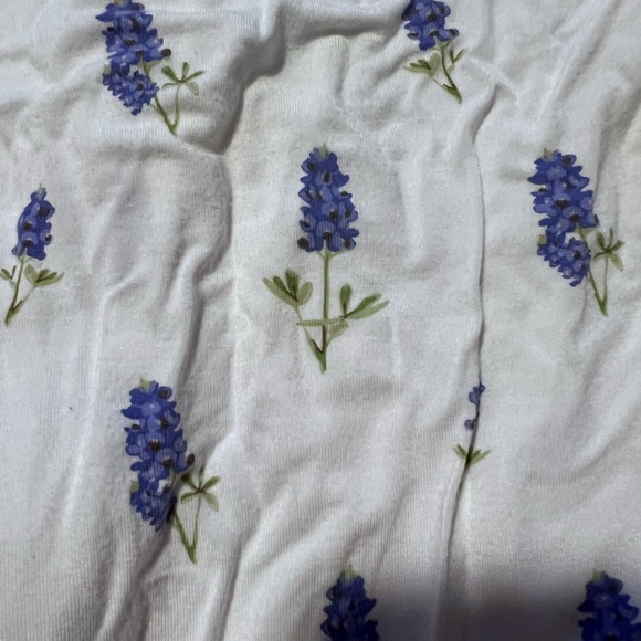 Kyte Baby Bluebonnet Pattern Sleeveless Long Pants Romper - Picture 6 of 7